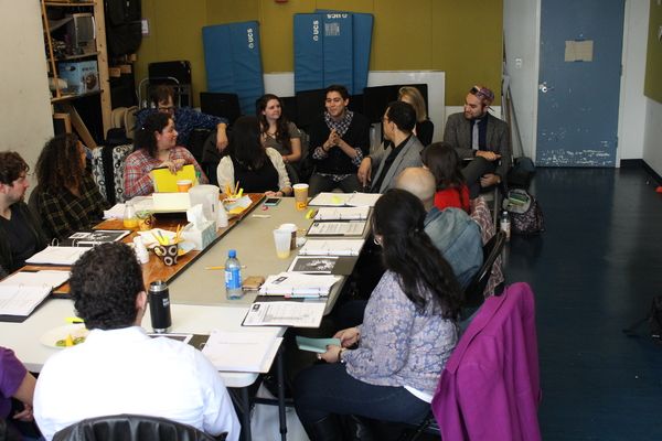 Artistic Producer David Mendizabal speaks to Cast and Team of Seven Spots on the Sun Photo