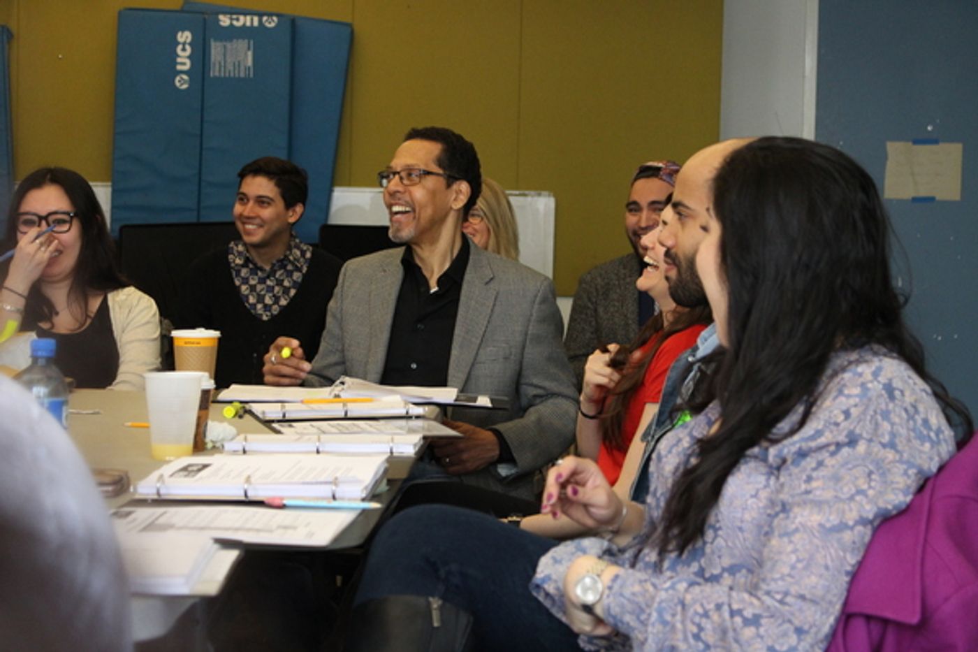 Photo Flash: Tale of Miracles SEVEN SPOTS IN THE SUN Hits the Rehearsal Room  Image