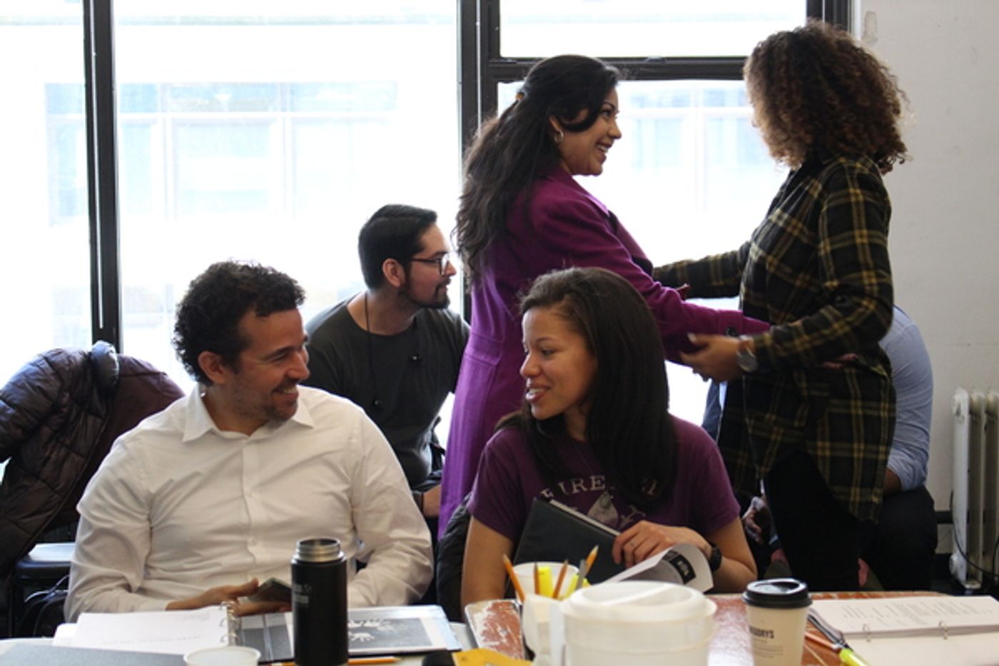 Photo Flash: Tale of Miracles SEVEN SPOTS IN THE SUN Hits the Rehearsal Room  Image