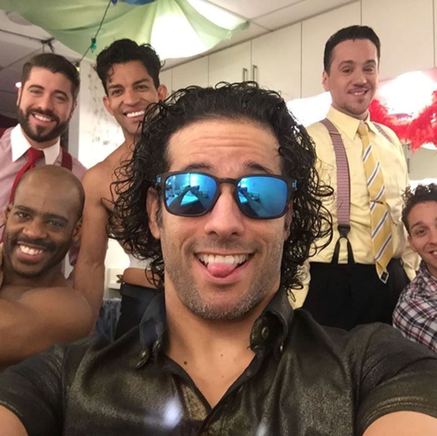 Photo Flash: Suave Fellas of BANDSTAND Settle in, and More Saturday Intermission Pics!  Image