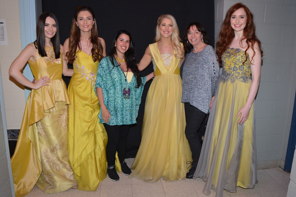 Mairead Carlin, Eabha McMahon, Amanda Cabrera, Susan McFadden, Anita Daly  and Tara McNeill at 