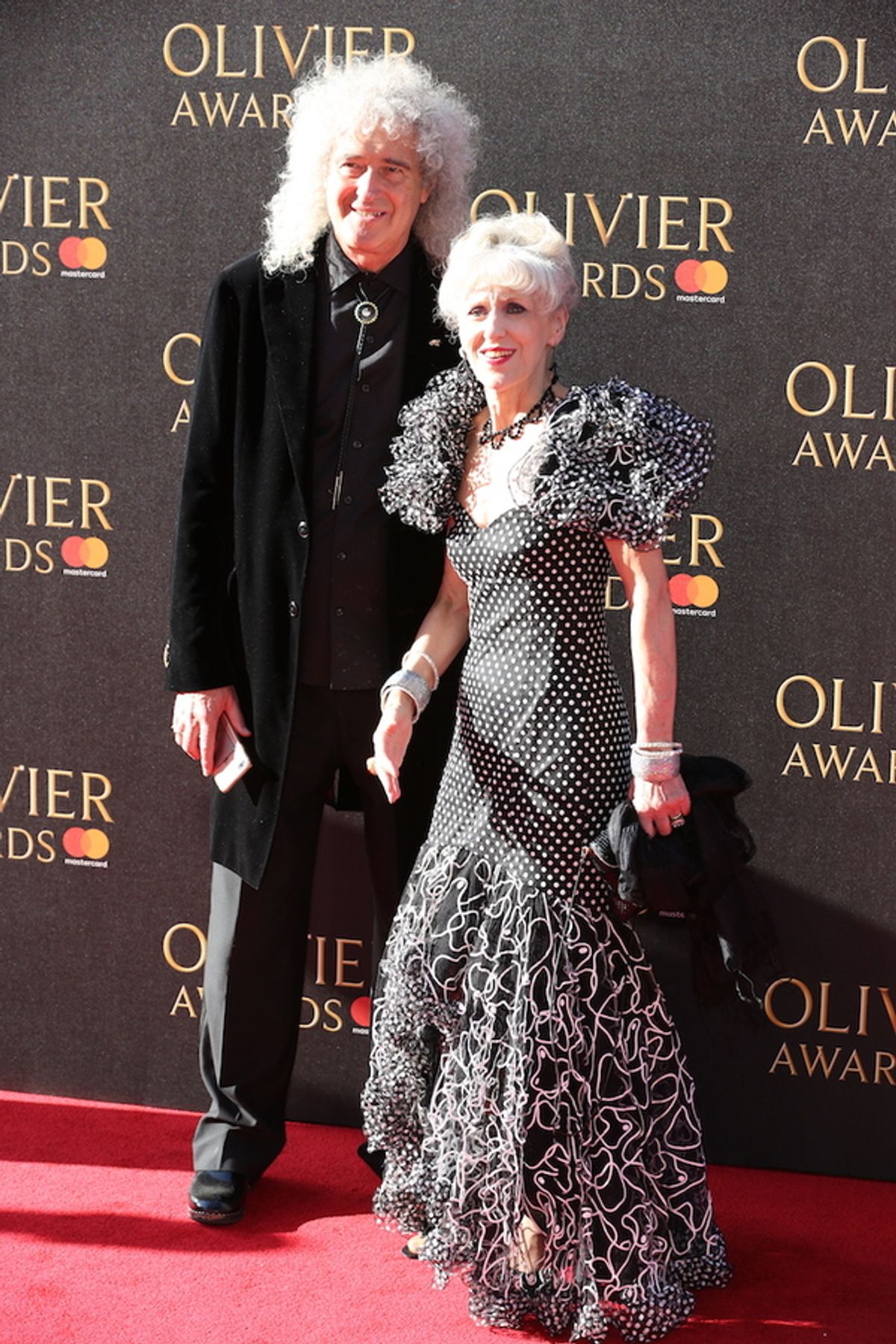 Brian May and Anita Dobson at 