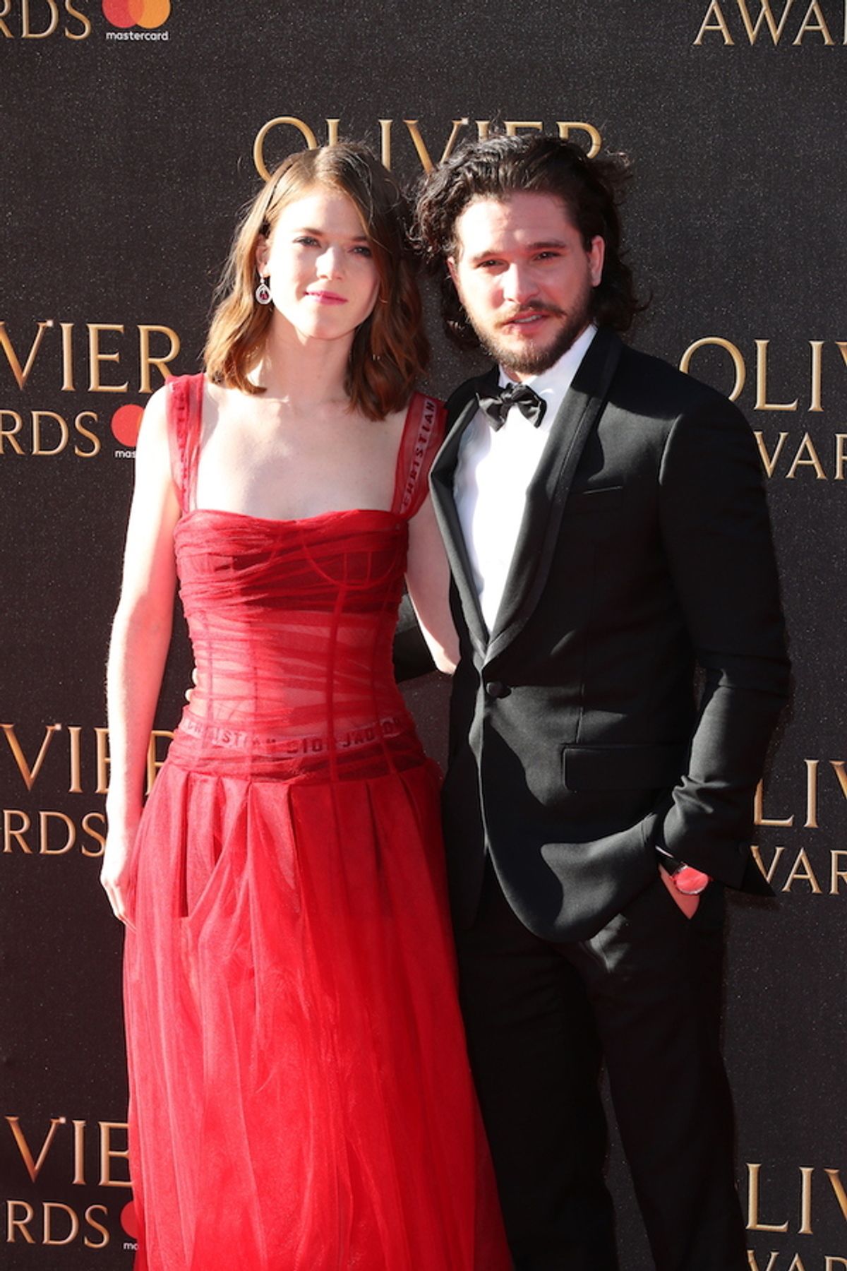 Rose Leslie and Kit Harington at 