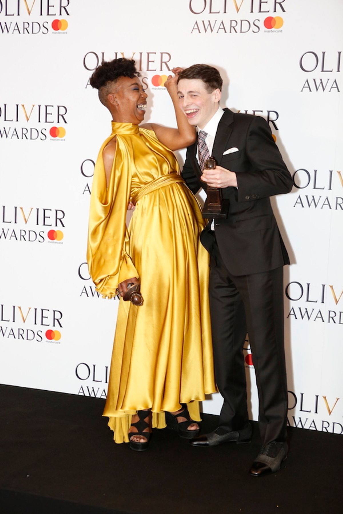 Noma Dumezweni and Anthony Boyle at 