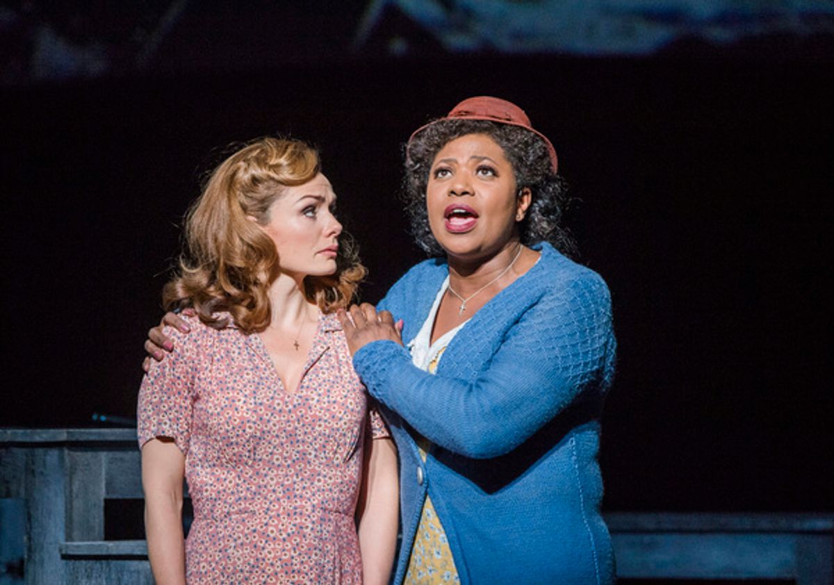 Katherine Jenkins and Brenda Edwards at 