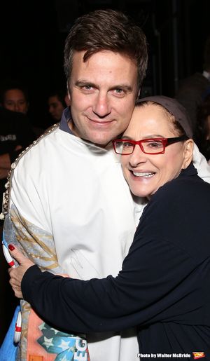 Manoel Felciano and Patti Lupone @ BroadwayWorld Manoel Felciano and Patti Lupone Photo
