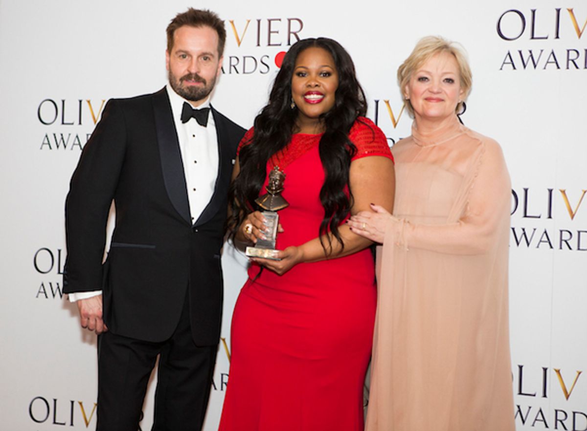 Alfie Boe, Amber Riley and Maria Friedman at 
