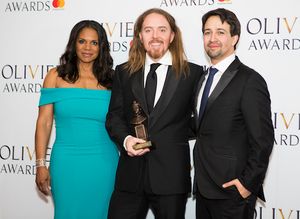 Audra McDonald, Tim Minchin and Lin-Manuel Miranda  Photo