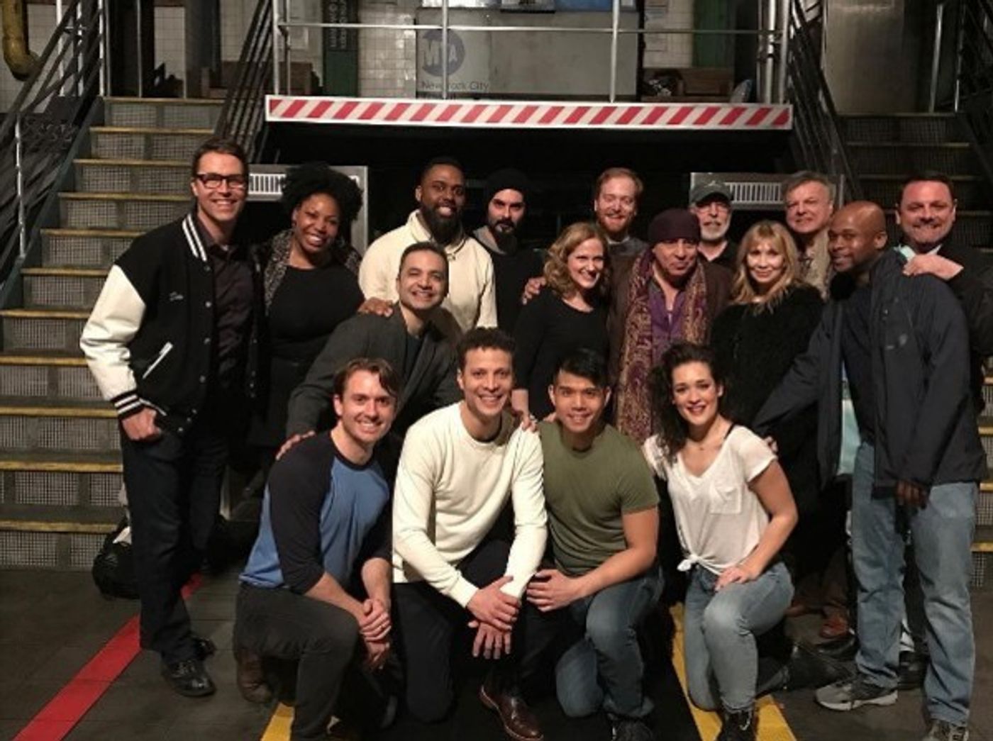Photo Flash: Steven Van Zandt Visits IN TRANSIT  Image