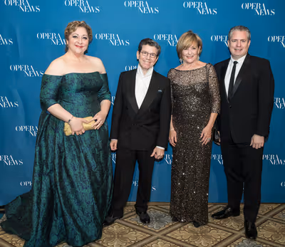 Christine Goerke, Robert Carsen, Frederica von Stade and Matthew Polenzani Photo