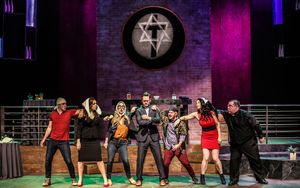 Zackary Scot Wolfe, Lindsay Joan, Lauren King Thompson, Joshua David Cavanaugh, Jonathan Sangster, Cassandra Nuss, and John Massey @ BroadwayWorld Zackary Scot Wolfe, Lindsay Joan, Lauren King Thompson, Joshua David Cavanaugh, Jonat Photo