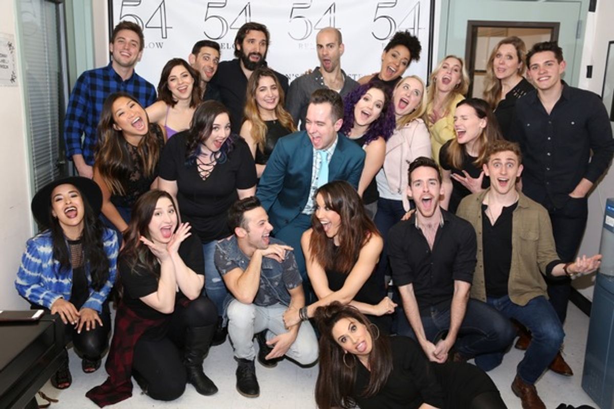 The cast and band of Broadway Loves Kelly Clarkson at 