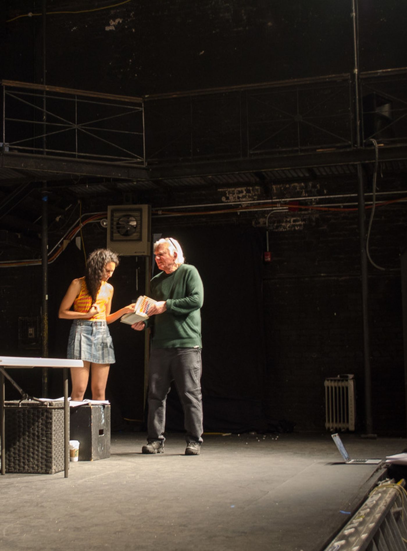 Photo Flash: David Rabe and Company in Rehearsals for IN THE BOOM BOOM ROOM Off-Broadway  Image