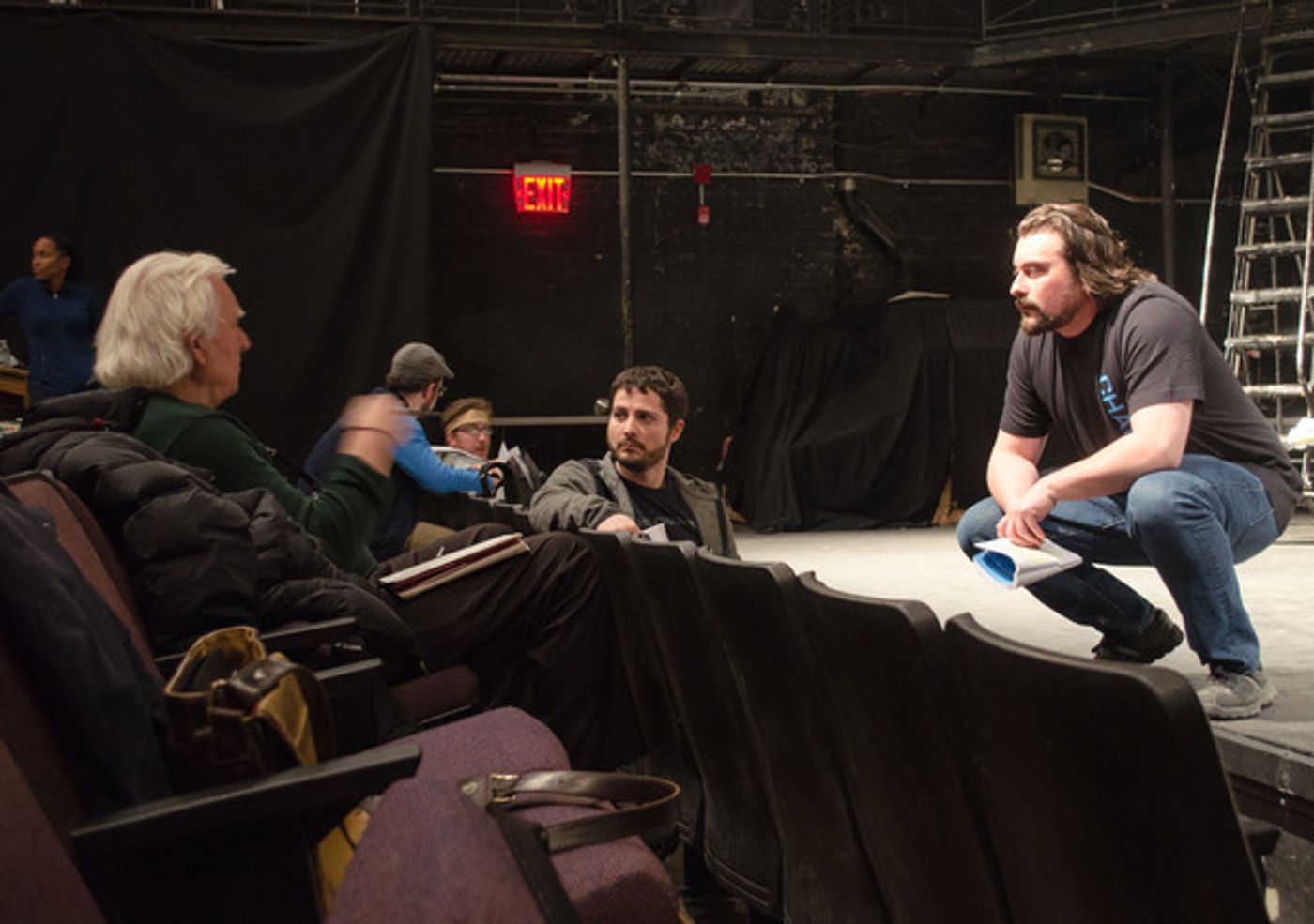 Photo Flash: David Rabe and Company in Rehearsals for IN THE BOOM BOOM ROOM Off-Broadway  Image