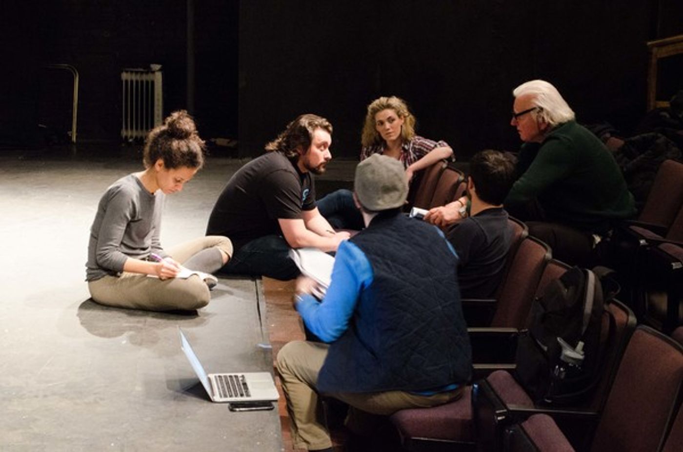 Photo Flash: David Rabe and Company in Rehearsals for IN THE BOOM BOOM ROOM Off-Broadway  Image