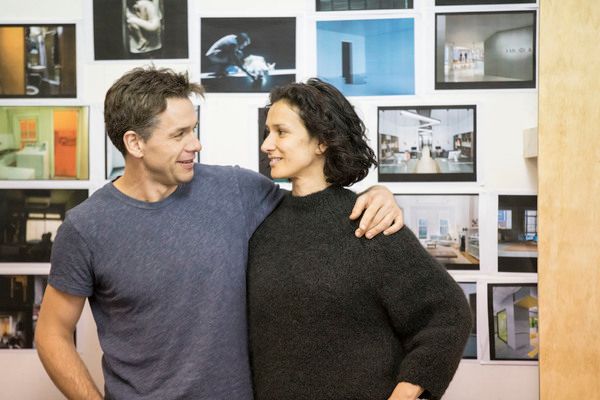 Julian Ovenden and Indira Varma Photo