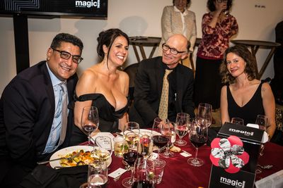 Mark Luevano, Loretta Greco and company Photo