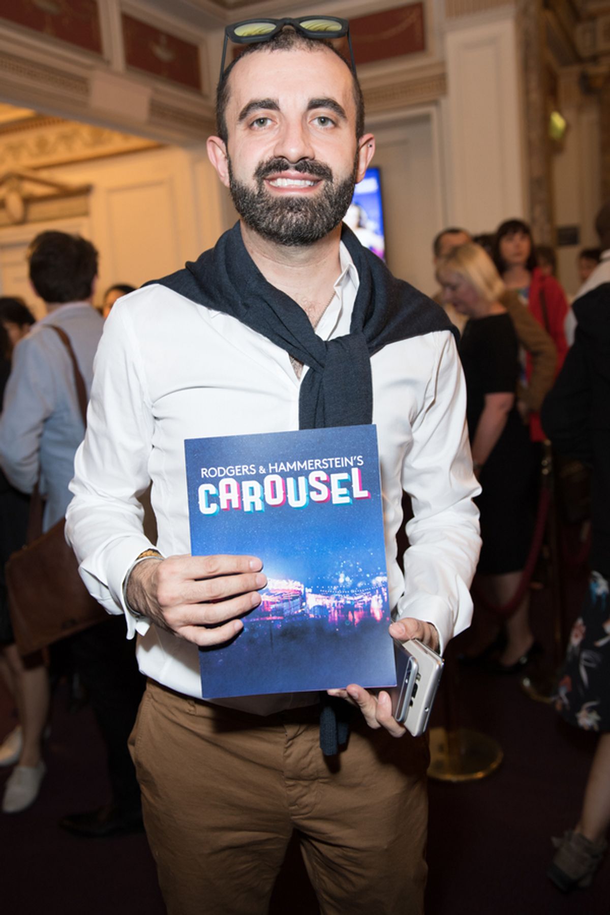 Kolchagov Barba at On the Red Carpet of Opening Night of CAROUSEL at London Coliseum