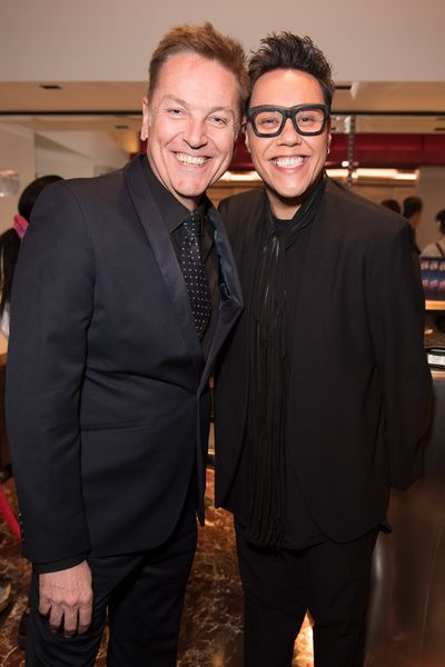 Brian Connolly and Gok Wan Photo