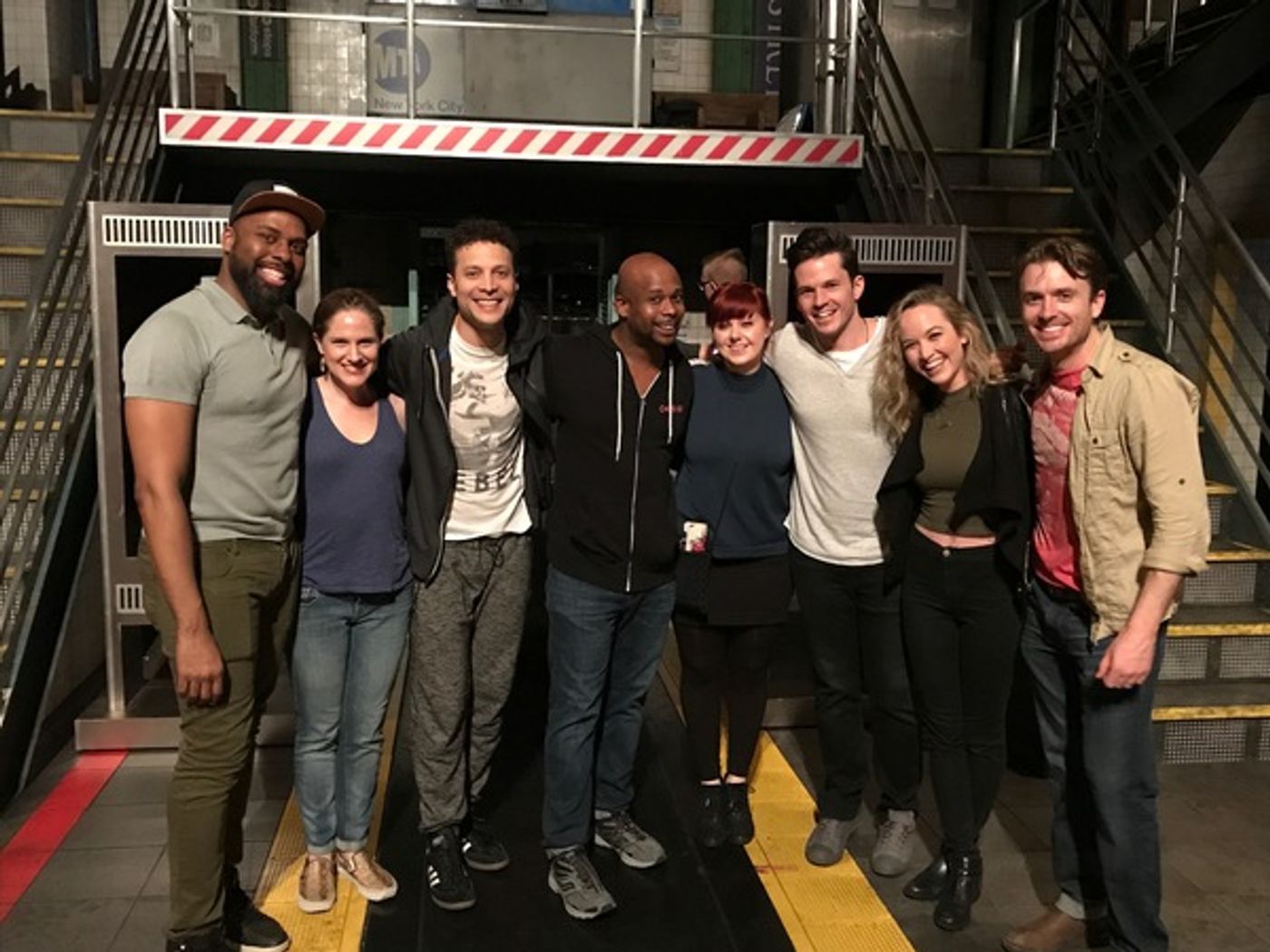 Photo Flash: PITCH PERFECT's Kelley Jakle Stops by Broadway's IN TRANSIT  Image