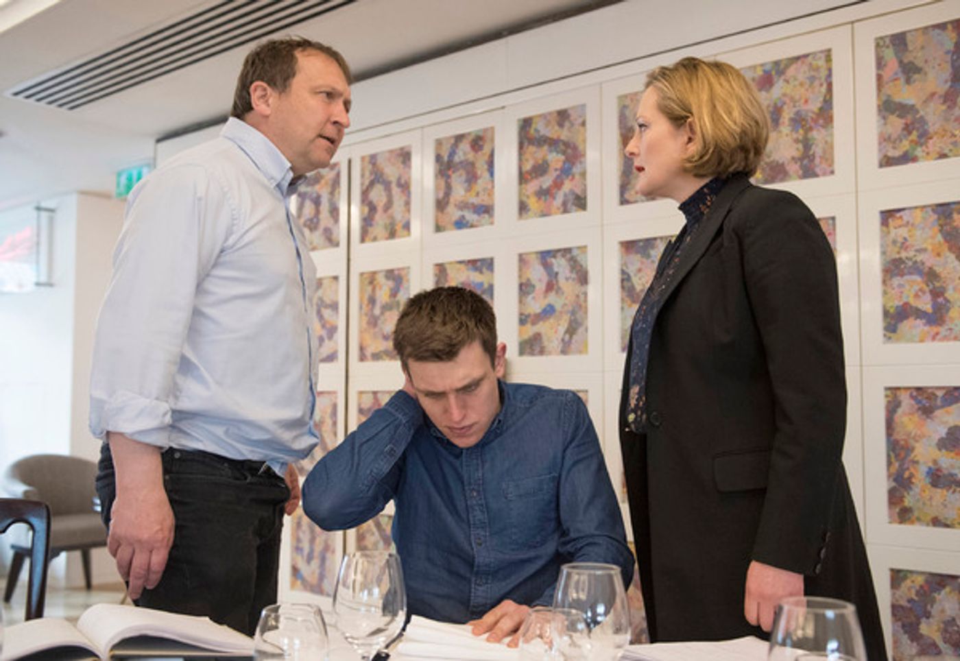 Photo Flash: Inside Rehearsal for LATE COMPANY at Finborough Theatre  Image