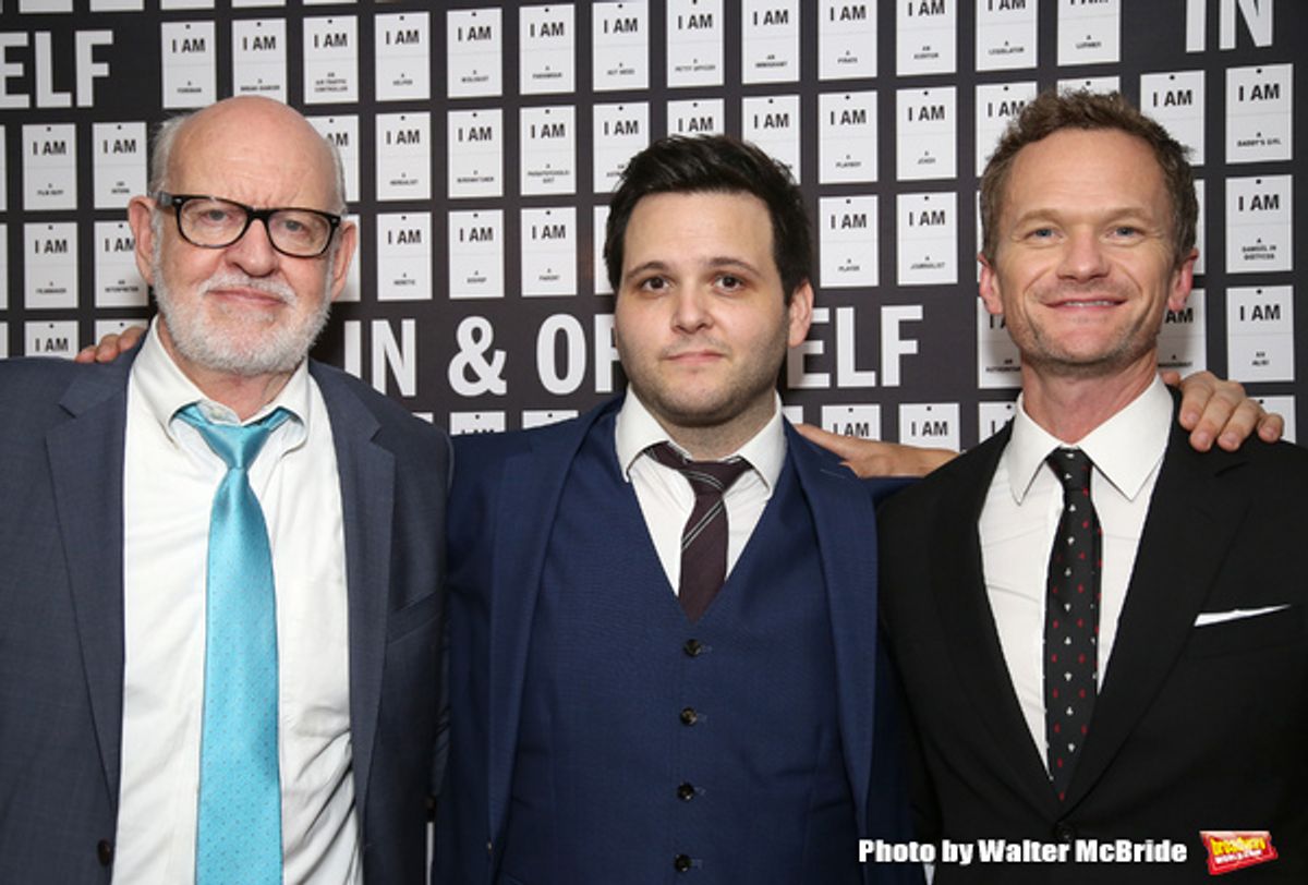 Frank Oz, Derek DelGaudio and Neil Patrick Harris at 