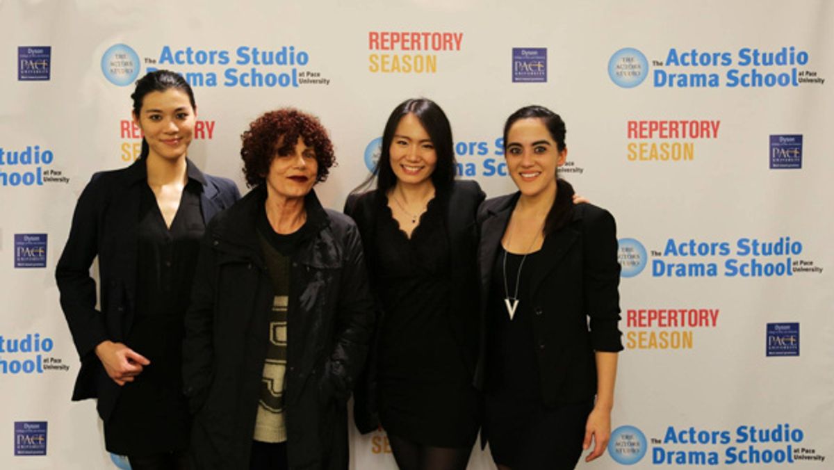 Miaojuan Chen, Joan Schenkar, Mengxuan Zhou, Yessenia Rivas at 