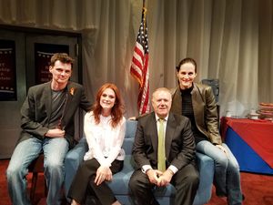 Jason Odell Williams, Julianne Moore, John Feinblatt, Charlotte Cohn @ BroadwayWorld Jason Odell Williams, Julianne Moore, John Feinblatt, Charlotte Cohn Photo