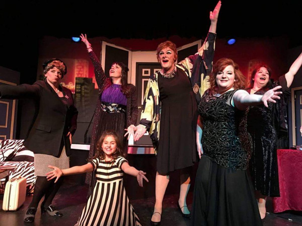 Christine Pfenninger, Erin Renee Baumrucker, Emerson Tait, John B Boss, Cortney Jo Newby, and Denise Tamburrino at 