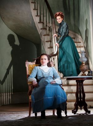 Francesca Carpanini and Laura Linney Photo