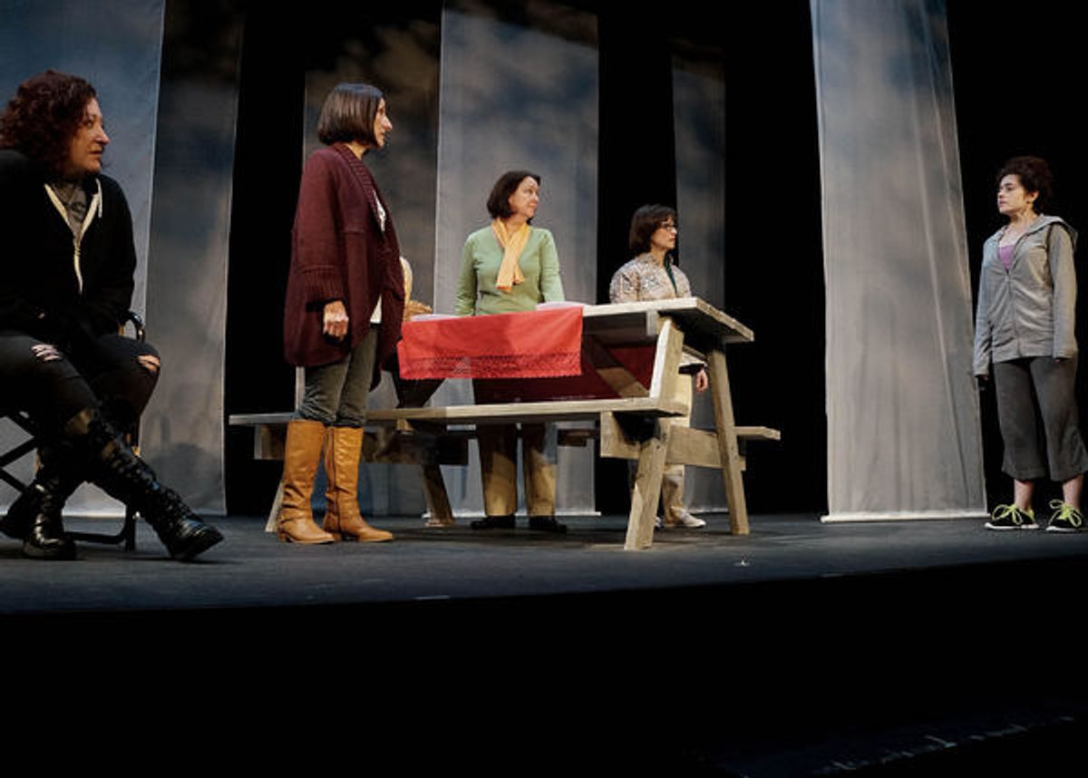 Carin Silkaitis, Julie Proudfoot, Millie Hurley, Maggie Cain and Sarah Wisterman at 