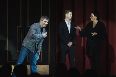 Dimitry Bogachev, Spencer Liff and Annette Tanner Photo