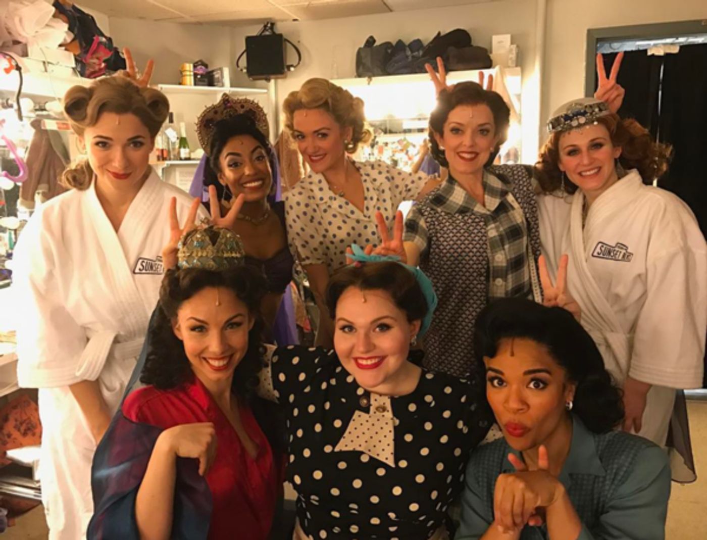 Photo Flash: CHICAGO Has an Easter Egg Hunt, SUNSET BOULEVARD Wishes Everyone a Hoppy Easter, and More Saturday Intermission Pics!  Image