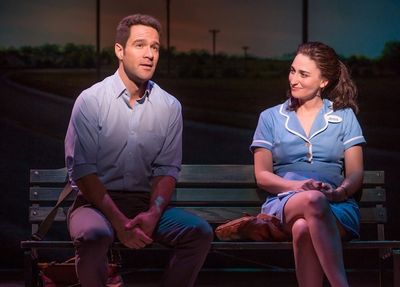 Chris Diamantopoulos and Sara Bareilles Photo