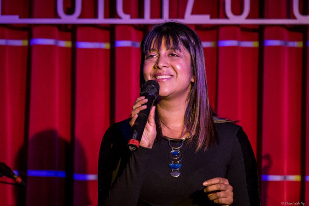 Lakshmi Livingston at Harold Sanditen's OPEN MIC PARTY Hosts 4th Birthday Bash at Live at Zedel