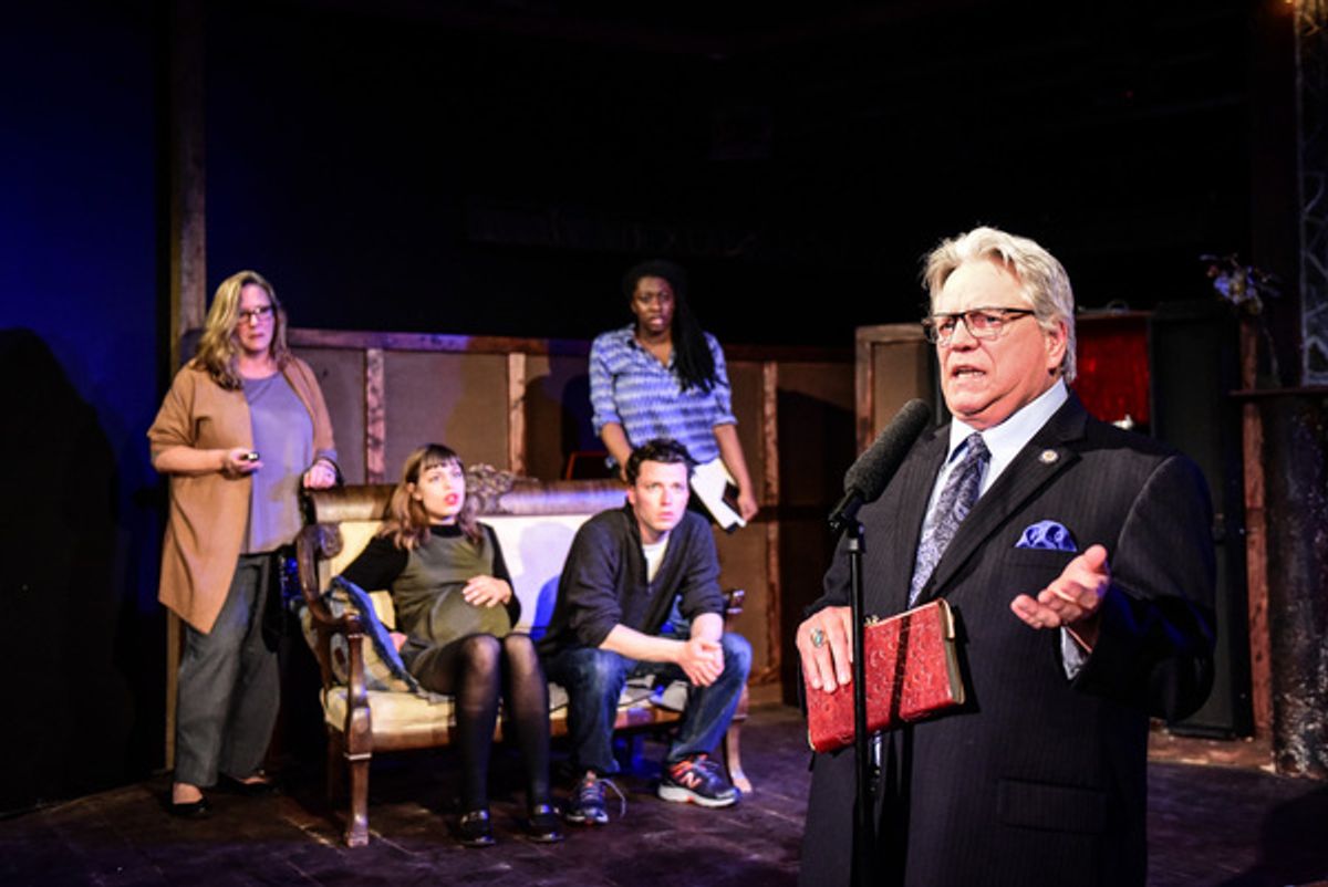 Barbara Figgins, Cassidy Slaughter-Mason, Evan Linder, Echaka Agba and Norm Woodel at 