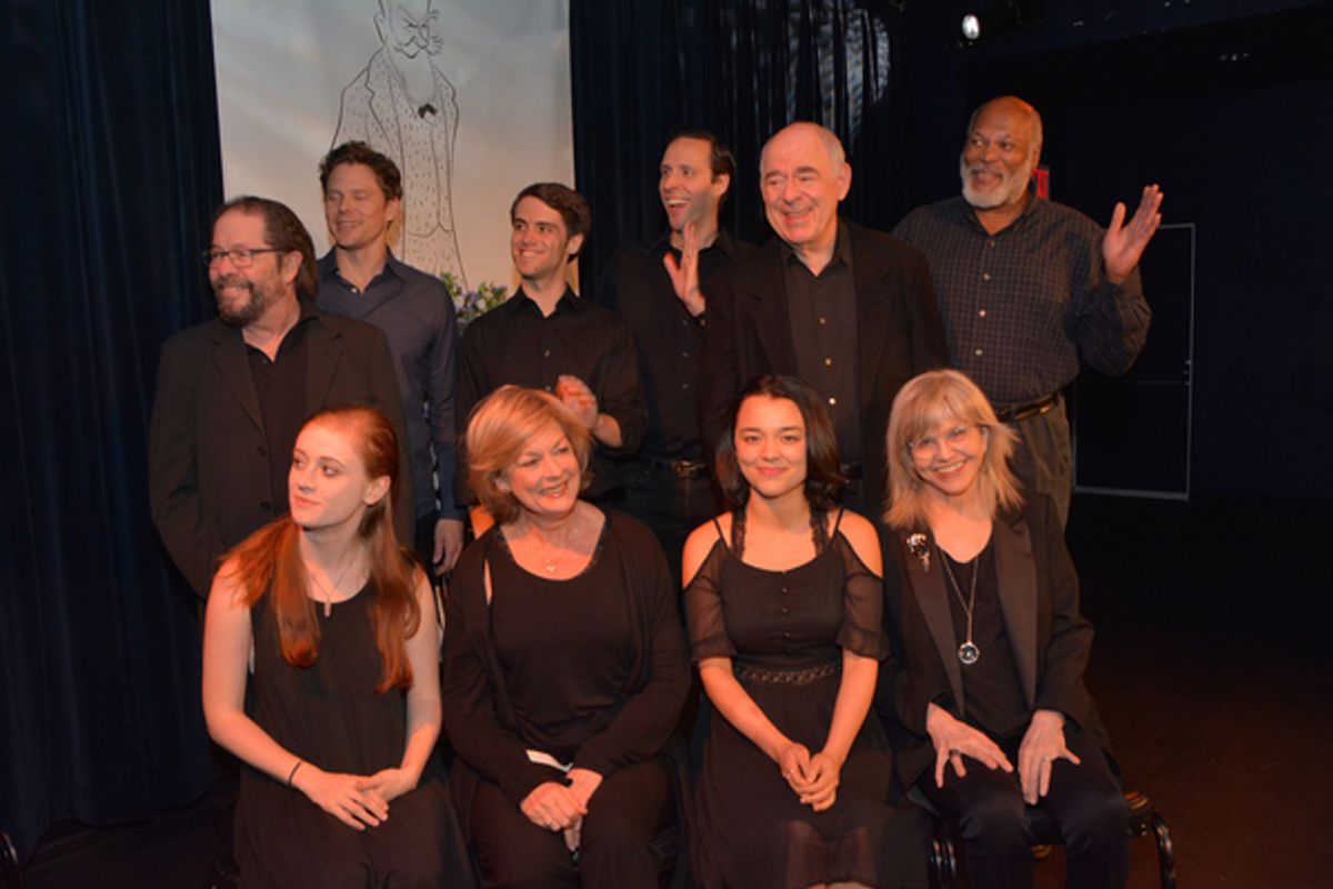 Susannah Perkins, Michele Pawk, Midori Francis, Susan Haskins-Doloff, Jonathan Hadary, Tony Roach, Tom Duke, Marc Levasseur, Lenny Wolpe and Raphael Nash Thompson at 