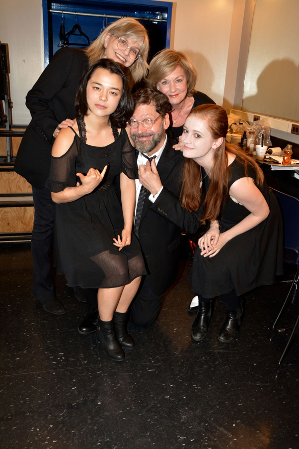 David Staller, Midori Francis, Susan Haskins-Doloff, Michele Pawk and Susannah Perkins at 