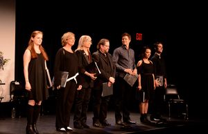 Susannah Perkins, Michele Pawk, Susan Haskins-Doloff, Jonathan Hadary, Tony Roach, Midori Francis and Tom Duke @ BroadwayWorld Susannah Perkins, Michele Pawk, Susan Haskins-Doloff, Jonathan Hadary, Tony Roach, Mi Photo