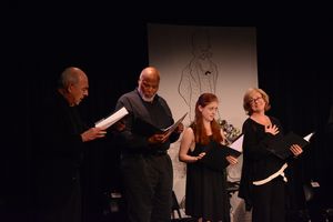 Lenny Wolpe, Raphael Nash Thompson, Susannah Perkins and Michele Pawk @ BroadwayWorld Lenny Wolpe, Raphael Nash Thompson, Susannah Perkins and Michele Pawk Photo