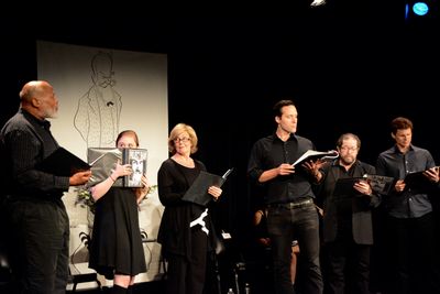 Raphael Nash Thompson, Susannah Perkins, Michele Pawk, Marc Levasseur, Jonathan Hadar Photo