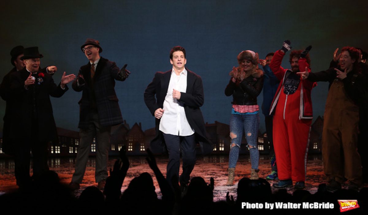Andy Karl and cast  at 