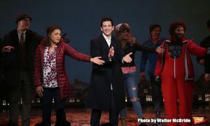 Barrett Doss and Andy Karl and cast @ BroadwayWorld Barrett Doss and Andy Karl and cast Photo