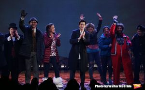 Barrett Doss and Andy Karl with cast @ BroadwayWorld Barrett Doss and Andy Karl with cast Photo