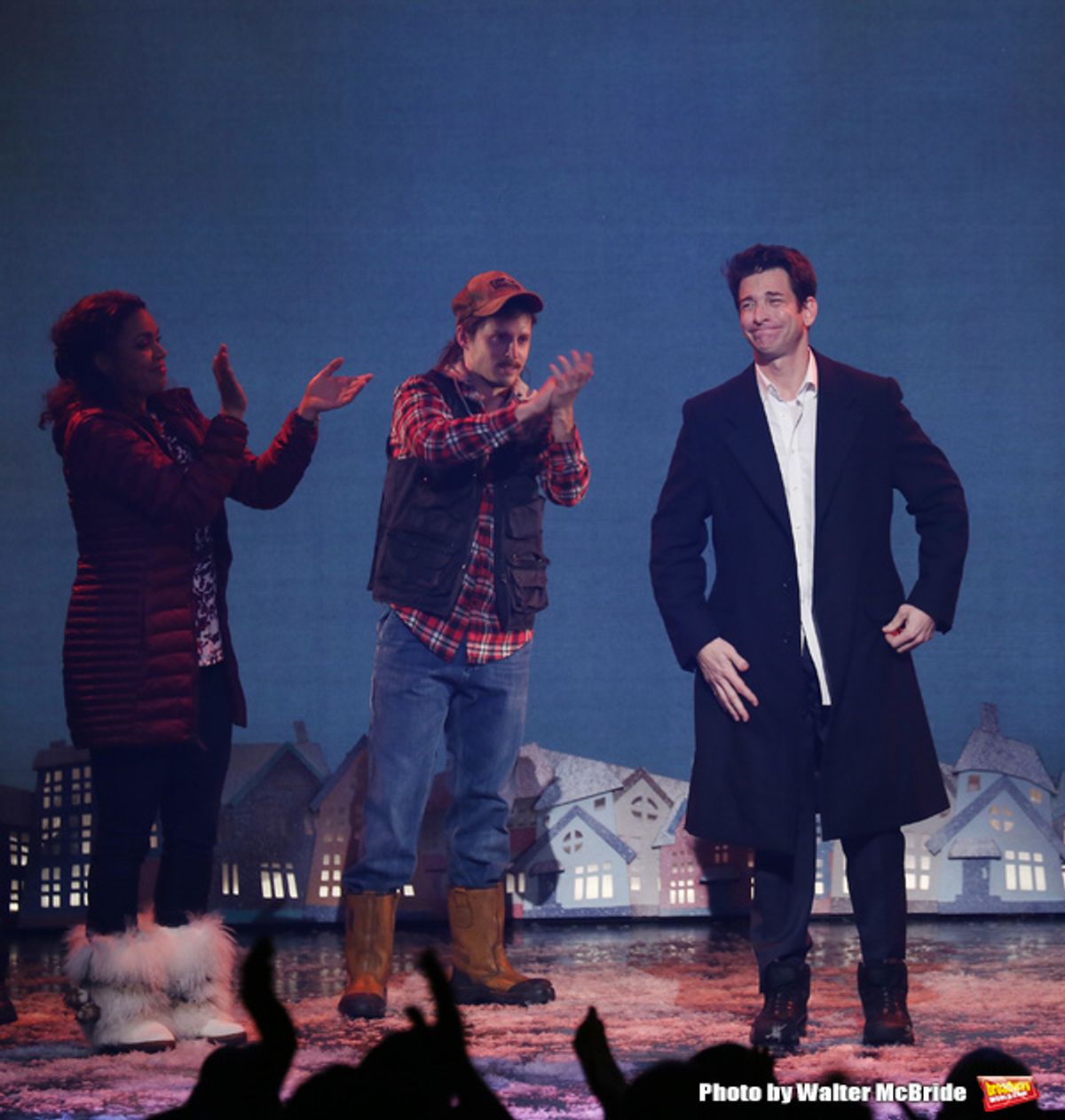 Barrett Doss, Andrew Call and Andy Karl  at 