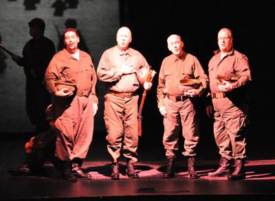 Quartet performs I'll Be Home For Christmas during Reagle's Remembering the 40's revu Photo