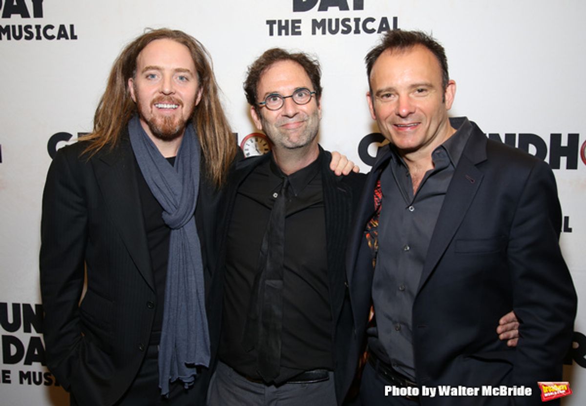 Tim Minchin, Danny Rubin and Matthew Warchus  at 