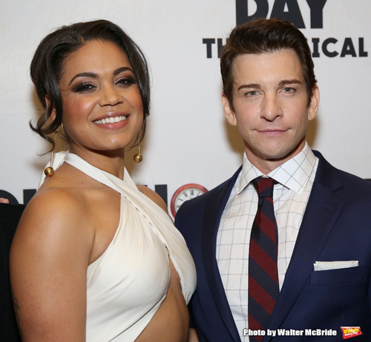 Barrett Doss and Andy Karl  at 
