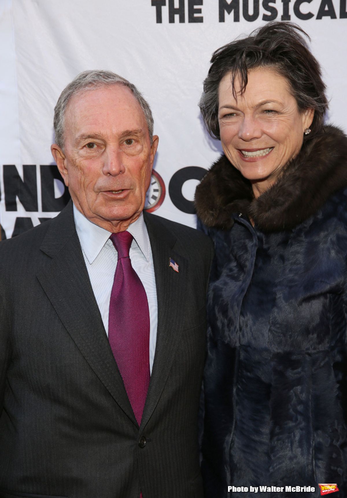 Michael Bloomberg and Diana Taylor at 