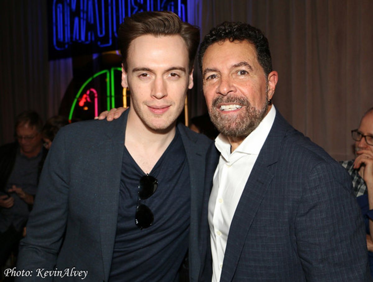 Erich Bergen and Clint Holmes at 